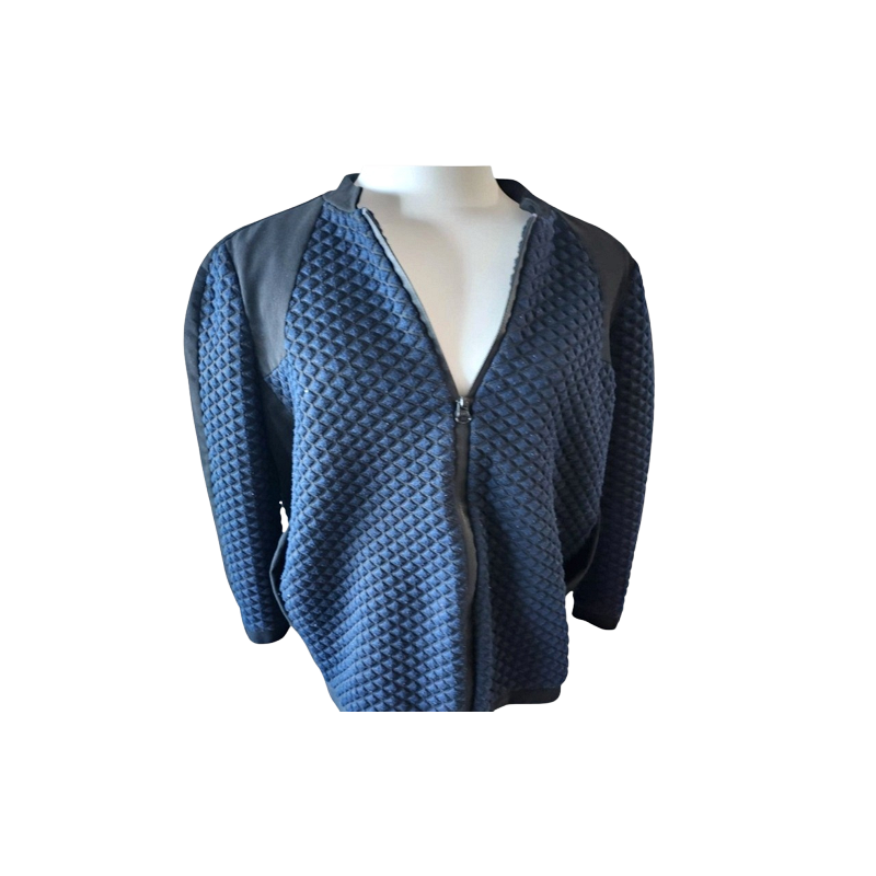 Blue Jacket with Black Lining