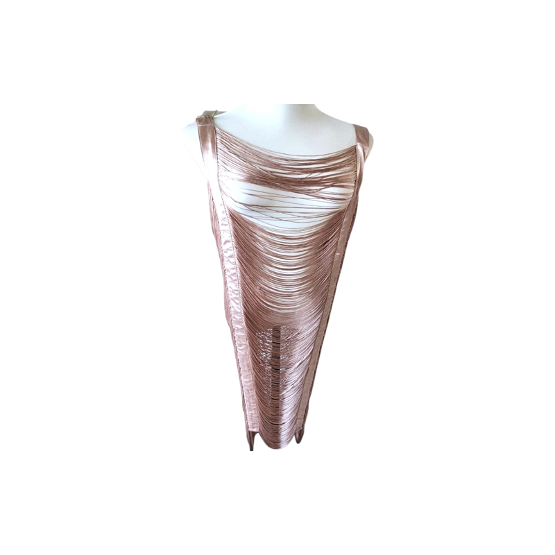 Laddered Plunge Maxi  Beach Dress