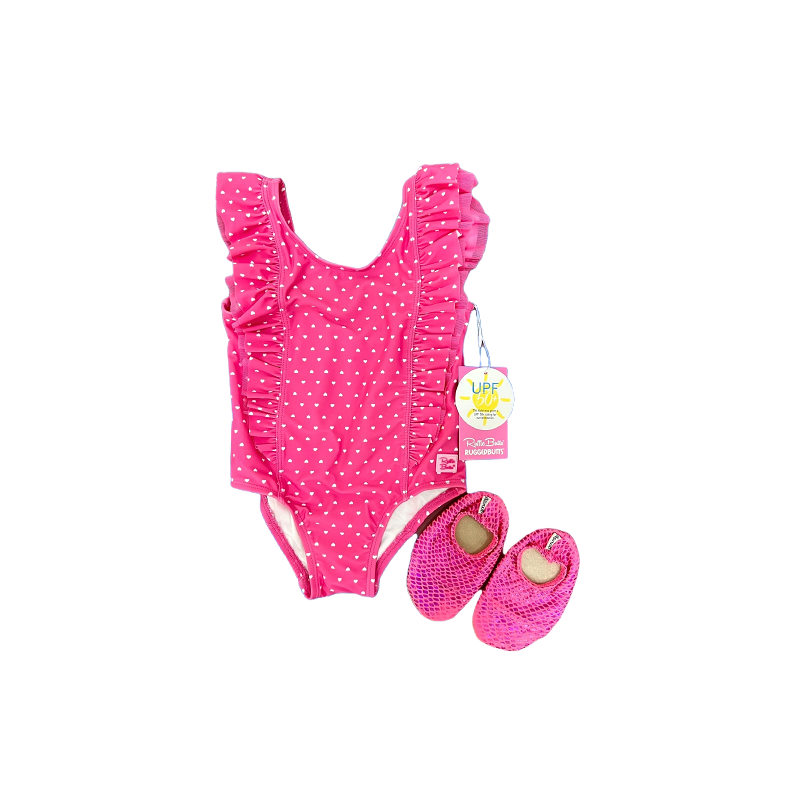 Baby Swimsuit UPF 50+ RUFFLE BUTTS