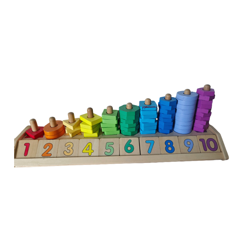 Melissa & Doug Counting Shape Stacker