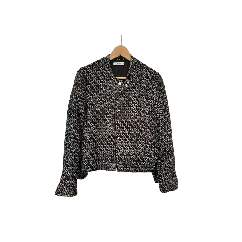 Mango Tweed Cardigan Button-Up – XS