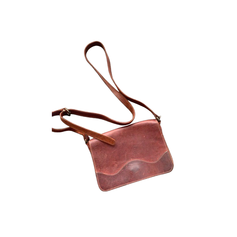 Beautiful Greek Leather Crossbody Bag