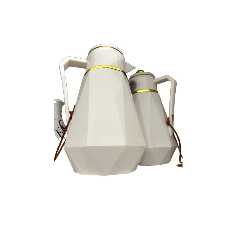 2 White Flasks