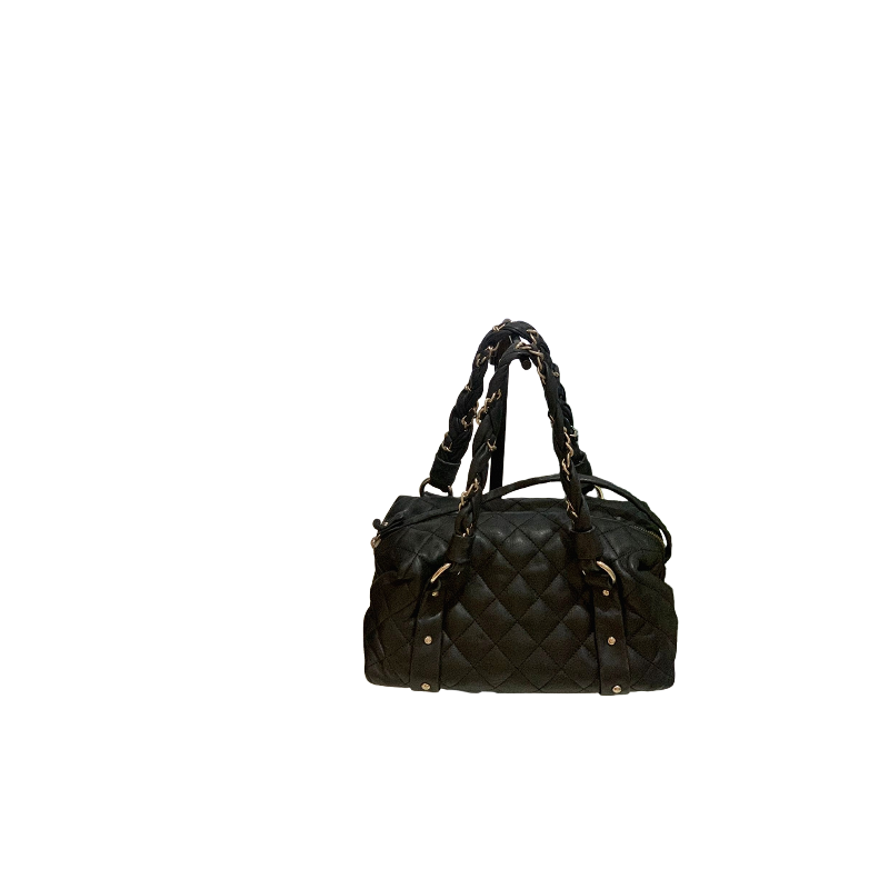 Chanel Lady Braid Diamond Quilted Tote Bag