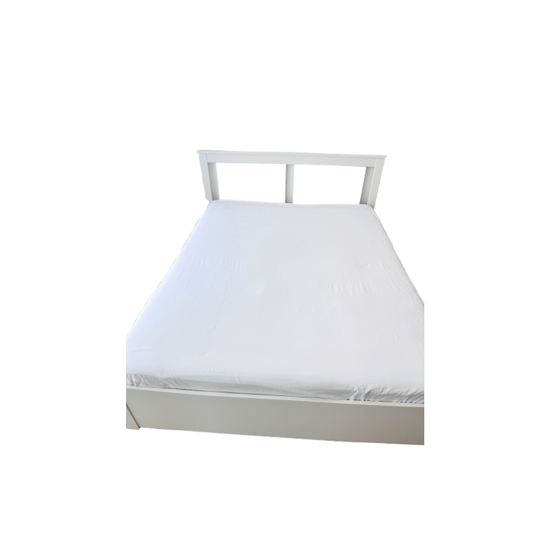 IKEA Bedroom Queen Bed, Mattress Side Table and Vanity Table