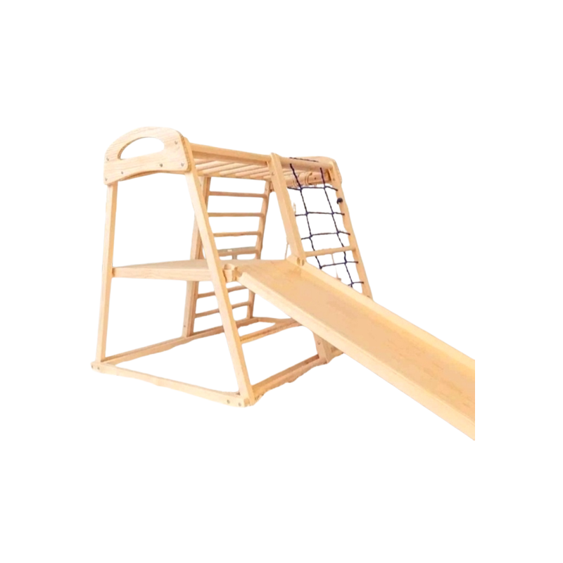 Wooden Indoor/Outdoor Jungle Gym Playset
