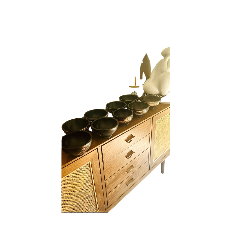 Medium Sized Hand crafted wooden African bowls