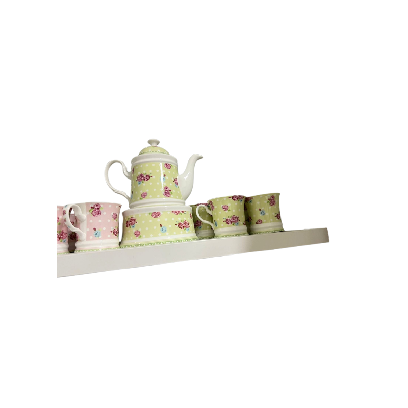 Green tea pot and cup set