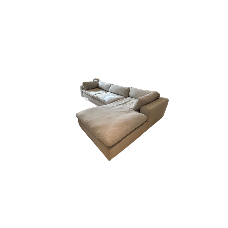 Light Grey L Shaped Sofa